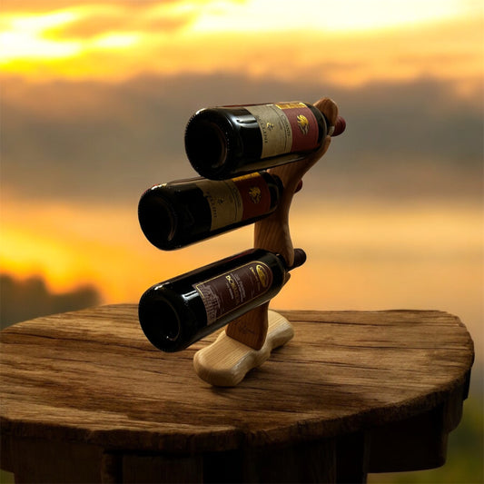 Portabottiglie in legno